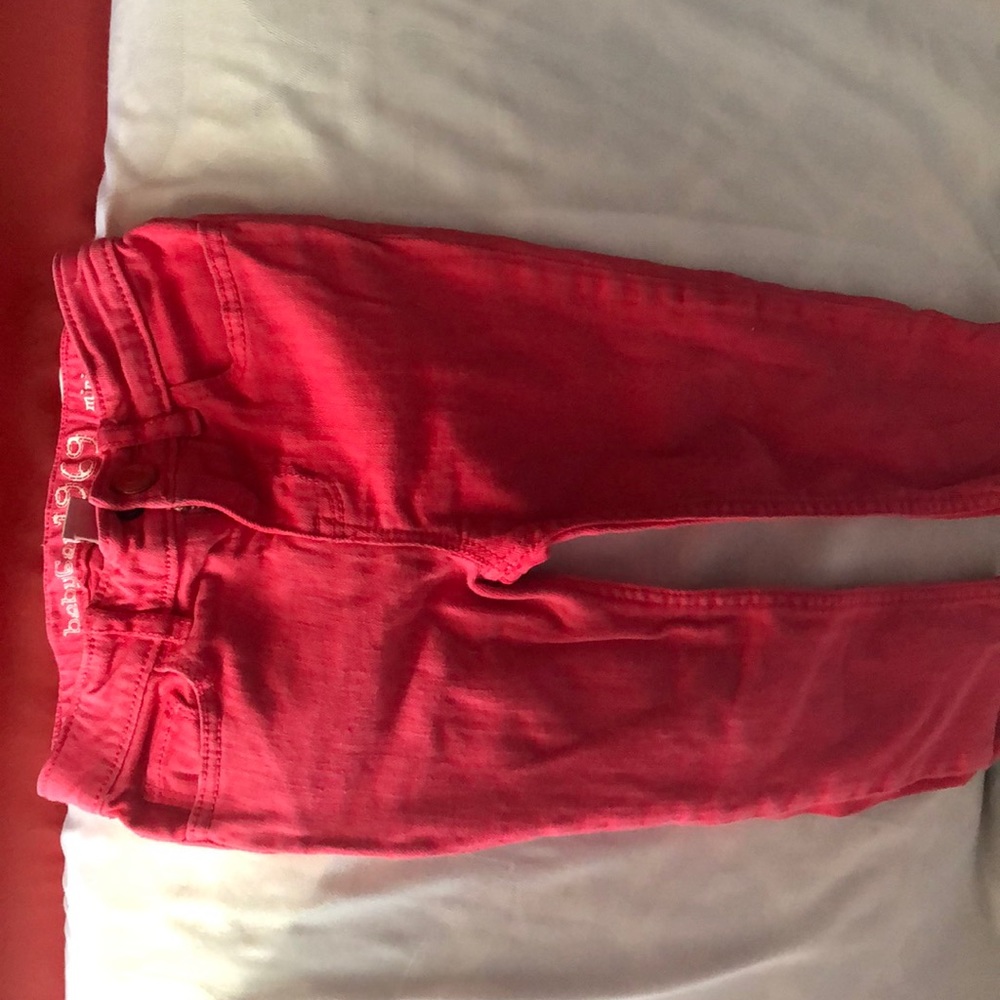 Baby Gab mini skinny hot pink jeans size 2t